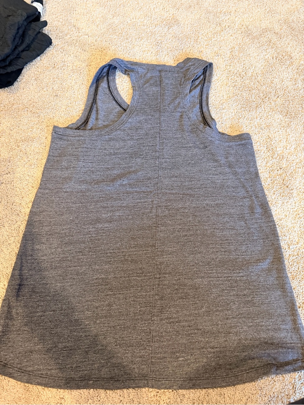 The North Face Heather Charcoal Gray Racerback Tank - Picture 5 of 6
